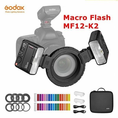 Godox MF12 K2 Macro Flash Mini Speedlight 2.4G Wireless Für Nikon Canon Sony