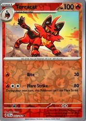 Torracat 033/162 Temporal Forces Reverse Holo Common