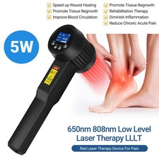 5W Class 4 Cold Laser Therapy for Foot Swelling Back Neck Pain Adjustable Power