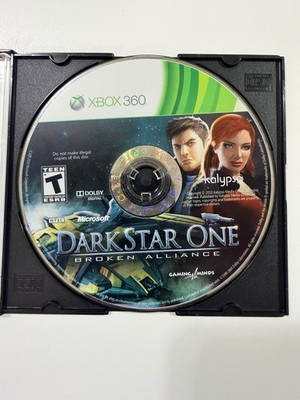 Dark Star One Broken Alliance Microsoft Xbox 360 Loose Disc 2010