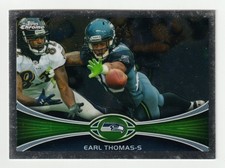 Earl Thomas - Seattle Seahawks (NFL Football Card) 2012 Topps Chrome # 201 Mint