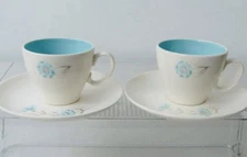 Vintage Taylor Smith & Taylor, Ever Yours Boutonniere, Cup & Saucer MCM