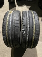 2X 245 45 19 102Y - PIRELLI P ZERO - 6MM - PART WORN PAIR - MO, * RATED