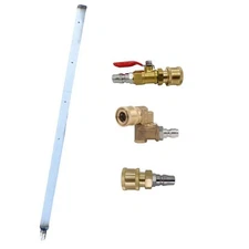 Heavy Duty Stainless Steel Radiator Cleaning Wand for Cars Trucks and RVs 60cm