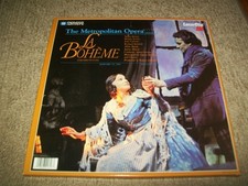 LA BOHEME 2-Laserdisc LD BOXED SET PUCCINI OPERA TERESA STRATAS RENATA SCOTTO