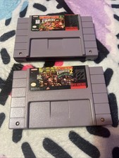 Donkey Kong Country (SNES,1994) + Donkey Kong Countey 2 Diddy's Kong Quest
