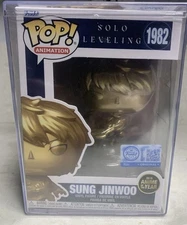 Funko Pop! Anime: Solo Leveling Sung Jinwoo gold Vinyl Figure #1982