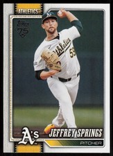 2026 Topps Series 1 Celebration Jeffrey Springs #87 Athletics