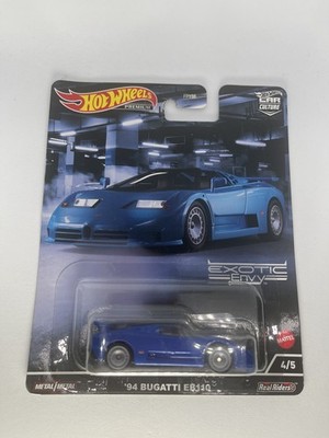2022 Hot Wheels Premium Exotic Envy '94 Bugatti EB110 blau 4/5 *Kombiversand*