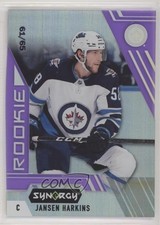 2020-21 Upper Deck Synergy Rookie Purple 61/65 Jansen Harkins #99 gp1