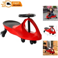 Durable Red Wiggle Car for Kids - Toddler Ride On Toy with No Batteries Required