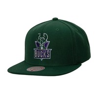 Milwaukee Bucks Nba Mitchell & Ness Team Ground 2.0 Snapback Hwc