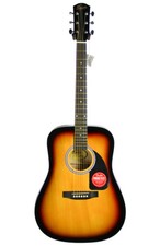 Fender Squier Dreadnought Acoustic Guitar - Sunburst (dented on lower bout; play