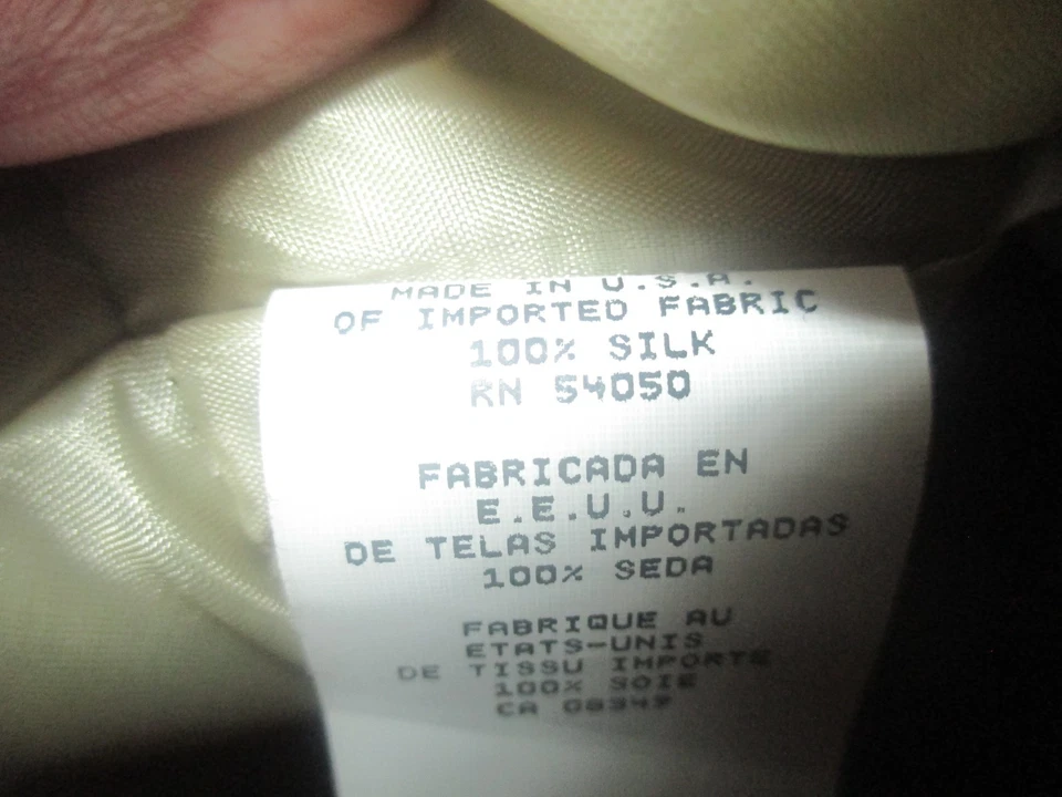 Traje Chaqueta y Pantalones SAVILLE 10/M Verde Lima 100% Seda ¡Hermoso! Foto 4 de 4