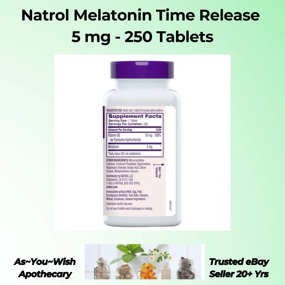 250 quilates Natrol melatonina 5 mg comprimidos liberação temporal validade 11/26 auxílio para dormir sem drogas - Imagem 4 de 4