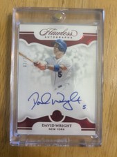 2019 FLAWLESS David Wright FLAWLESS SIGNATURES RUBY /20