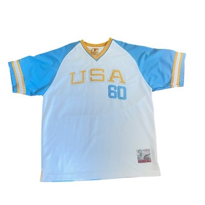 Platinum Fubu Muhammed Ali 60 Mens 1960 Rome Gold Medalist Jersey White XL