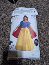 Simplicity 8489 SNOW WHITE Disney Princess Costume Sz 8 CUT
