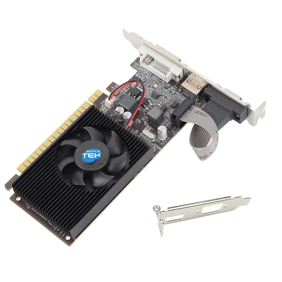 Video Card Nvidia Geforce Gt 610 1GB GDDR3 Low Profile SFF Double Bracket LP - Image 3 of 4