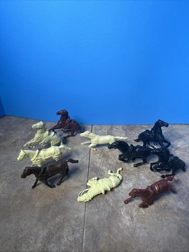 Vintage Marx PlaySet  Horses, 1960’s Fort Apache Alamo