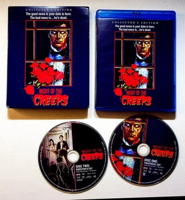 Night of the Creeps Blu-ray 1986 Collector's Edition Fred Dekker Tom Atkins