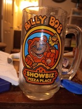Vintage Billy Bob Show Biz Pizza Place Glass ...
