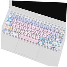 Cute Silicon Keyboard Cover Skin for HP Chromebook 11 x360 11.6", Cute Bunny