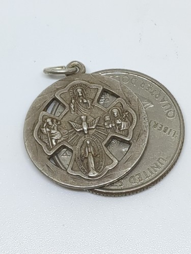 Vintage Sterling Silver 925 Religious Catholic Pendant | eBay