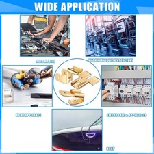 Electrical Quick Splice Wire Terminals, Piggyback Spade Connectors,Double Spade