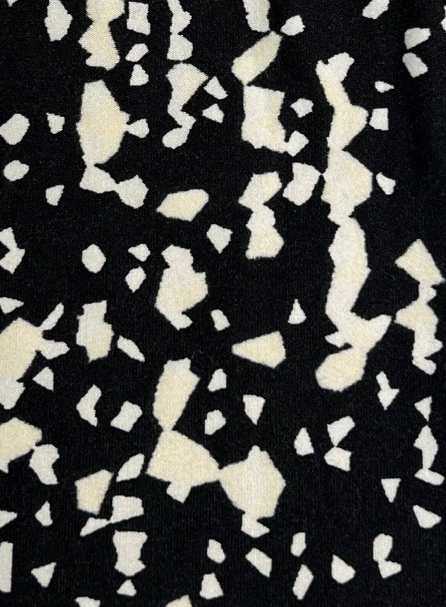 Леггинсы LuLaRoe OS один размер ЧЕРНЫЕ СЕРЫЕ современные с пятнами МОЗАИКА в горошек повседневные - Изображение 3 из 4