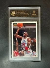 MICHAEL JORDAN UD ALL-STAR WEEKEND CARD CHICAGO BULLS GRADED 8 DUNK