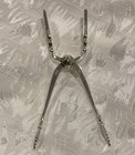 **Rare** Georg Jensen Sigvard Bernadotte Sterling Silver Sugar Tongs 4 3/8" — photo 2