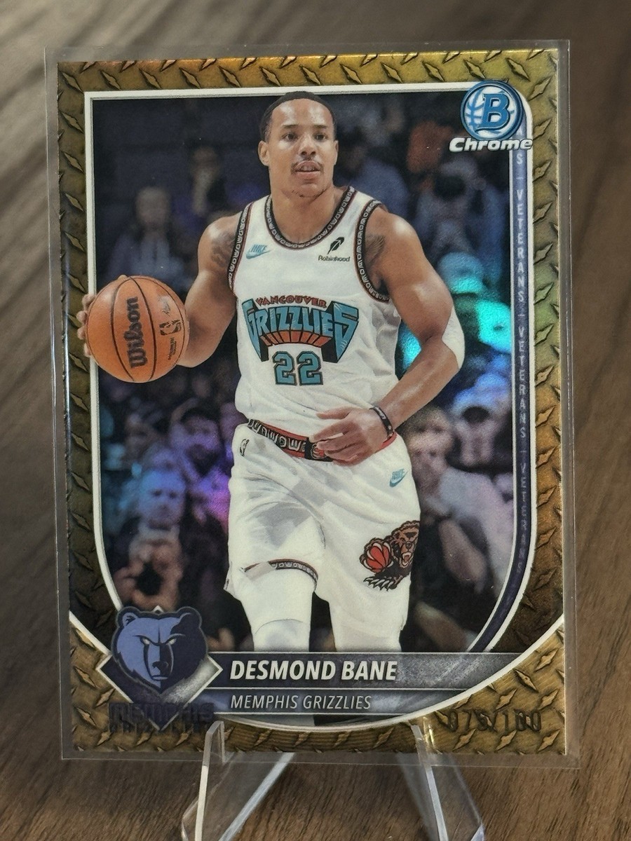 Desmond Bane 2025-26 Bowman Chrome #BCV-138 Steel Metal Refractor