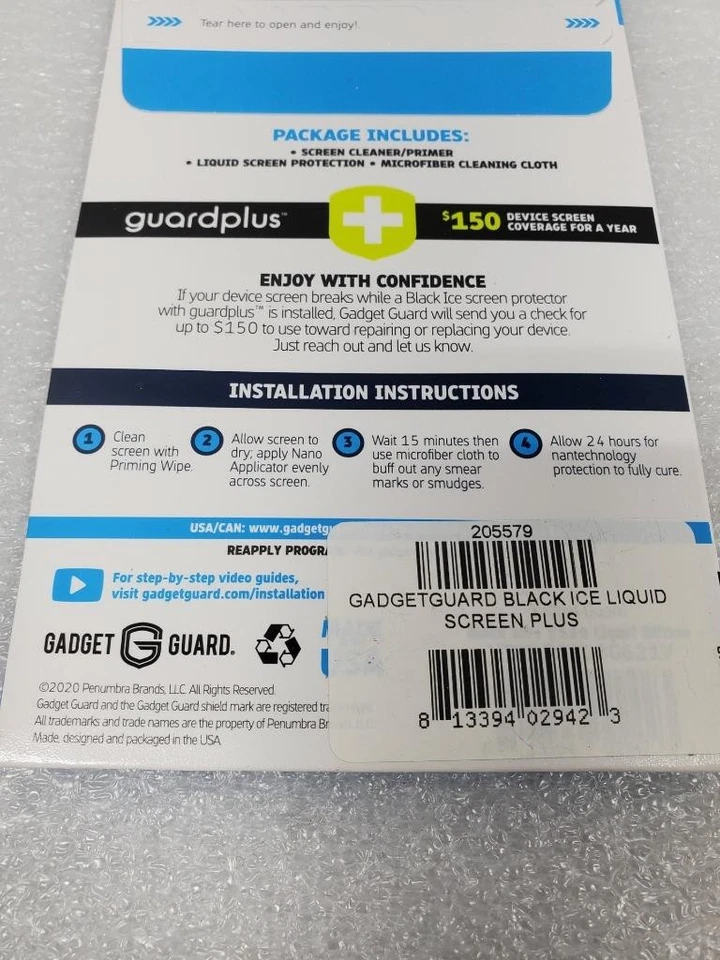 5x Gadget Guard Black Ice Liquid Edition Screen Protector, All Phones & Tablets - Image 4 of 4