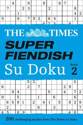 NEW BOOK The Times Super Fiendish Su Doku Book 2 by The Times Mind Games (2015)