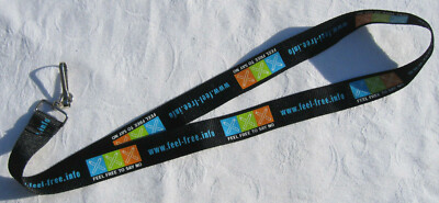 feel free to say no Schlüsselband Lanyard NEU (T130)