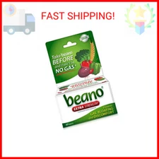 beano Ultra 800 Gas Prevention, Food Enzyme Dietary Supplement, Help Digest Gas-