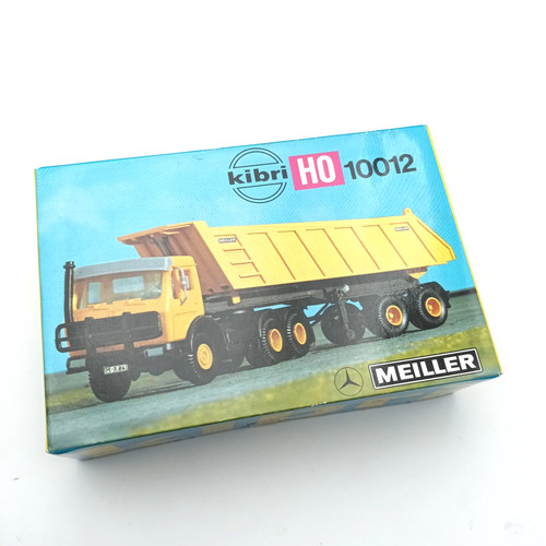KIBRI #10012  Mercedes 10 Wheel Cab w/Dump Trailor  KIT  H.O.Scale 1/87 | Zustand: Occasion