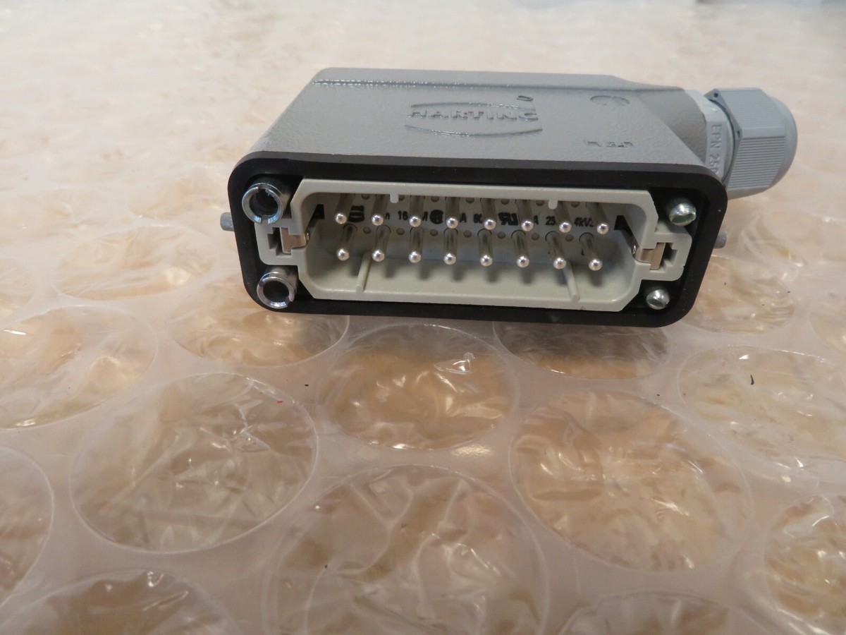 Harting 19200161540 16A Han Type 4X/12 Enclosure Side Metal Hood 