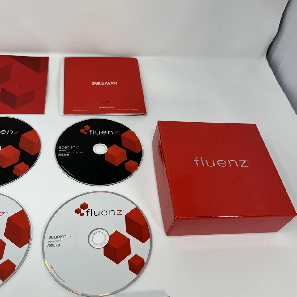 FLUENZ Language Learning Software Spanish 1-3 DVD ROM & AUDIO CD (6 Disks Total) - Image 3 of 4