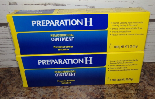 Preparation H Ointment, 4 Ounces (2 Tube each 2 oz) EXP 03/2025 - Zdjęcie 1 z 1