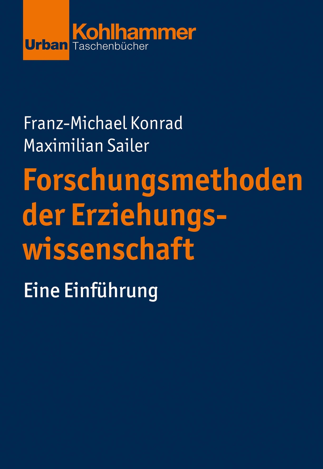 Thumbnail - Forschungsmethoden Der Erziehungswissenschaft Franz-michael Konrad