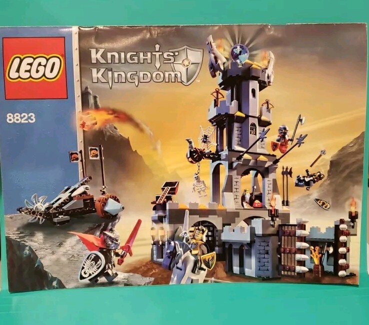 Lego Knights Kingdom: Mistlands Tower 8823 Instruction Manual/Booklet ONLY