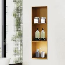 Recessed Shower Storage Shelf Bathroom Shelf Organizer Stainless Shower Shelf