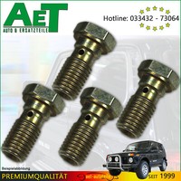4 X Hohlschraube Bremse Vorn Lada Niva Taiga & Lada 2101-2107, 2101-3506078 Plus