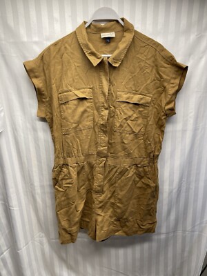 Universal Thread Jump Suit Linen Womans Size 14 NEW