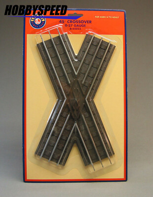 LIONEL 65023 O-27 GAUGE 45 DEGREE CROSSOVER track intersection crossing 6-65023
