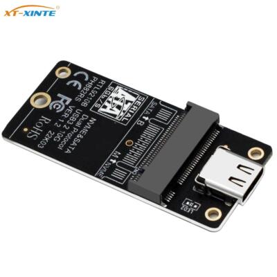 M2 to USB TYPE C Adapter for NVME SSD SATA SSD to USB C Riser Board  Gen2