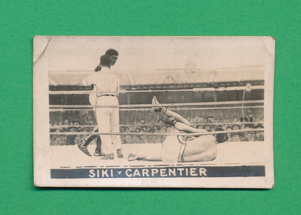 FAIR+/- 1923 THE ROCKET #1 SIKI CARPENTIER LOW GRADE BOXING FIGHT MMA TPHLC-2840
