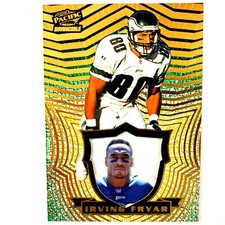 Irving Fryar 1997 Pacific Invincible Card #112 NFL Philadelphia Eagles